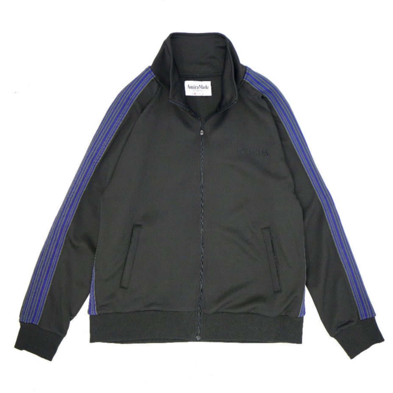 A.M Tricot Track Jacket Black